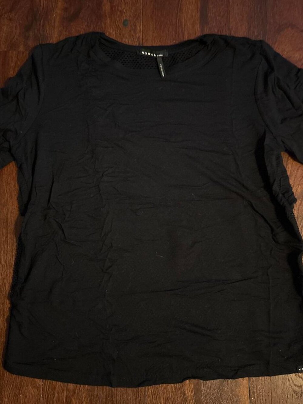 Koral Women's Black T-shirt
